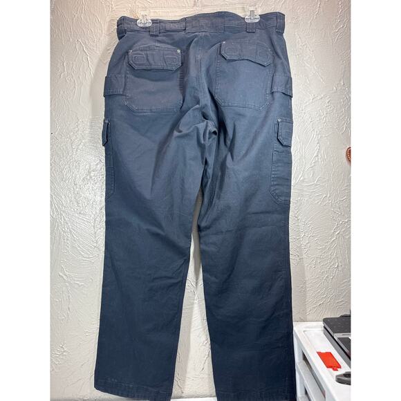 Duluth Trading Company Flex Fire Hose Black Cargo Work Pants Men’s Size 40x34 - Picture 3 of 6